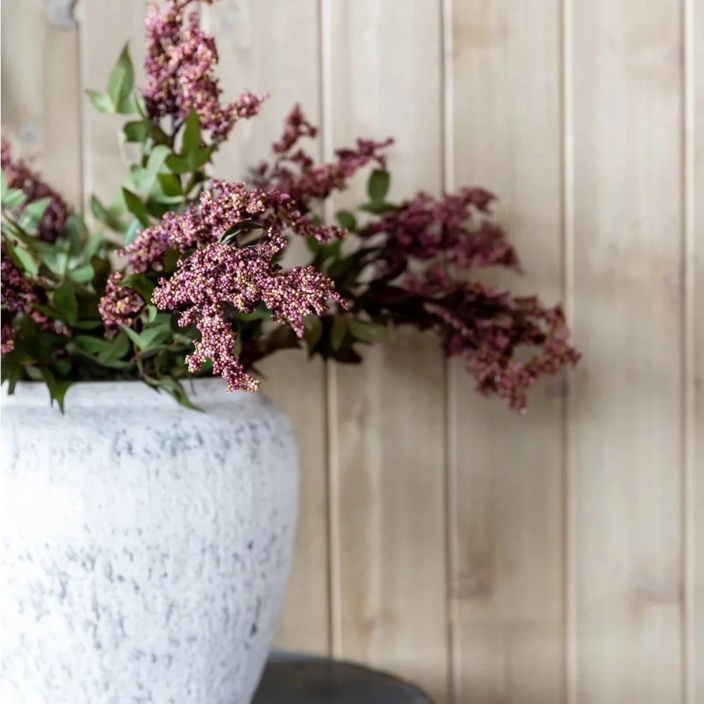 FAUX DUSTY PLUM STEM set off 3 HOUSE OF JADE HOME